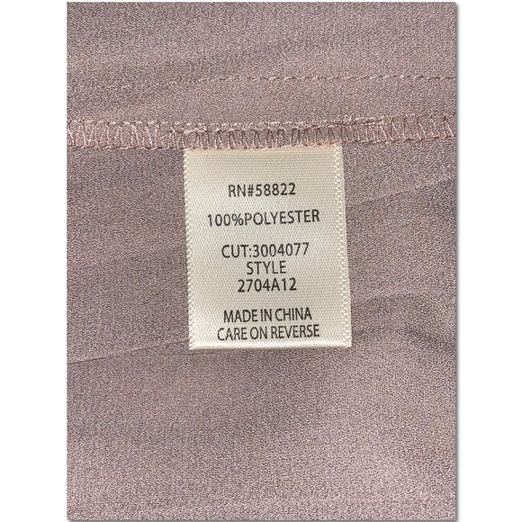 Max Studio Pleated Skirt Size Medium Mauve Mist NWT - Picture 5 of 5